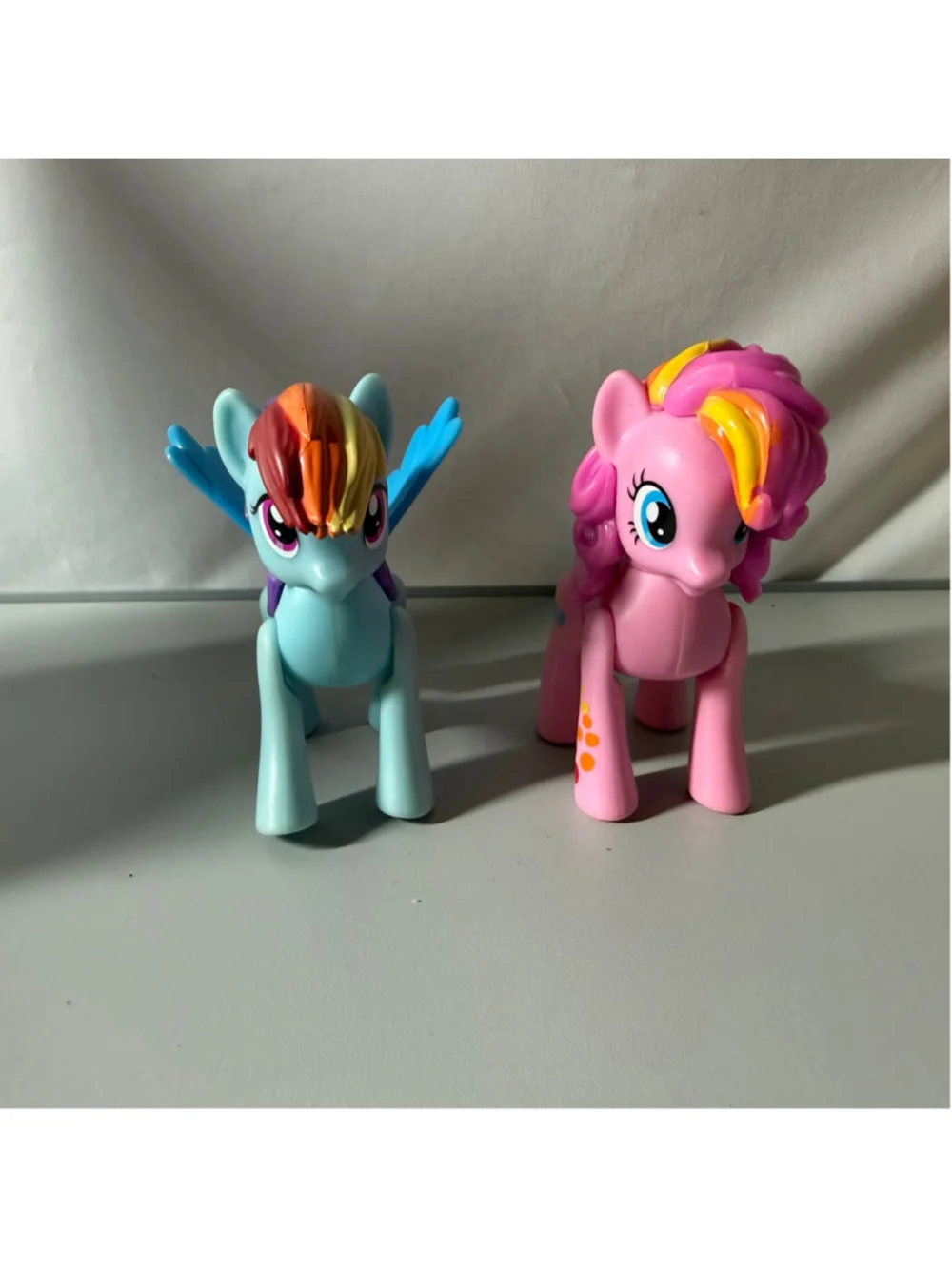 Hasbro My Little Pony Toy Figures Set Blue and Pink